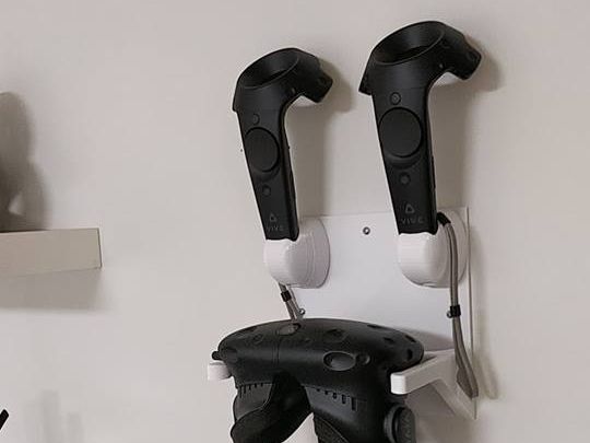 Suport de perete pentru HTC Vive și controlere