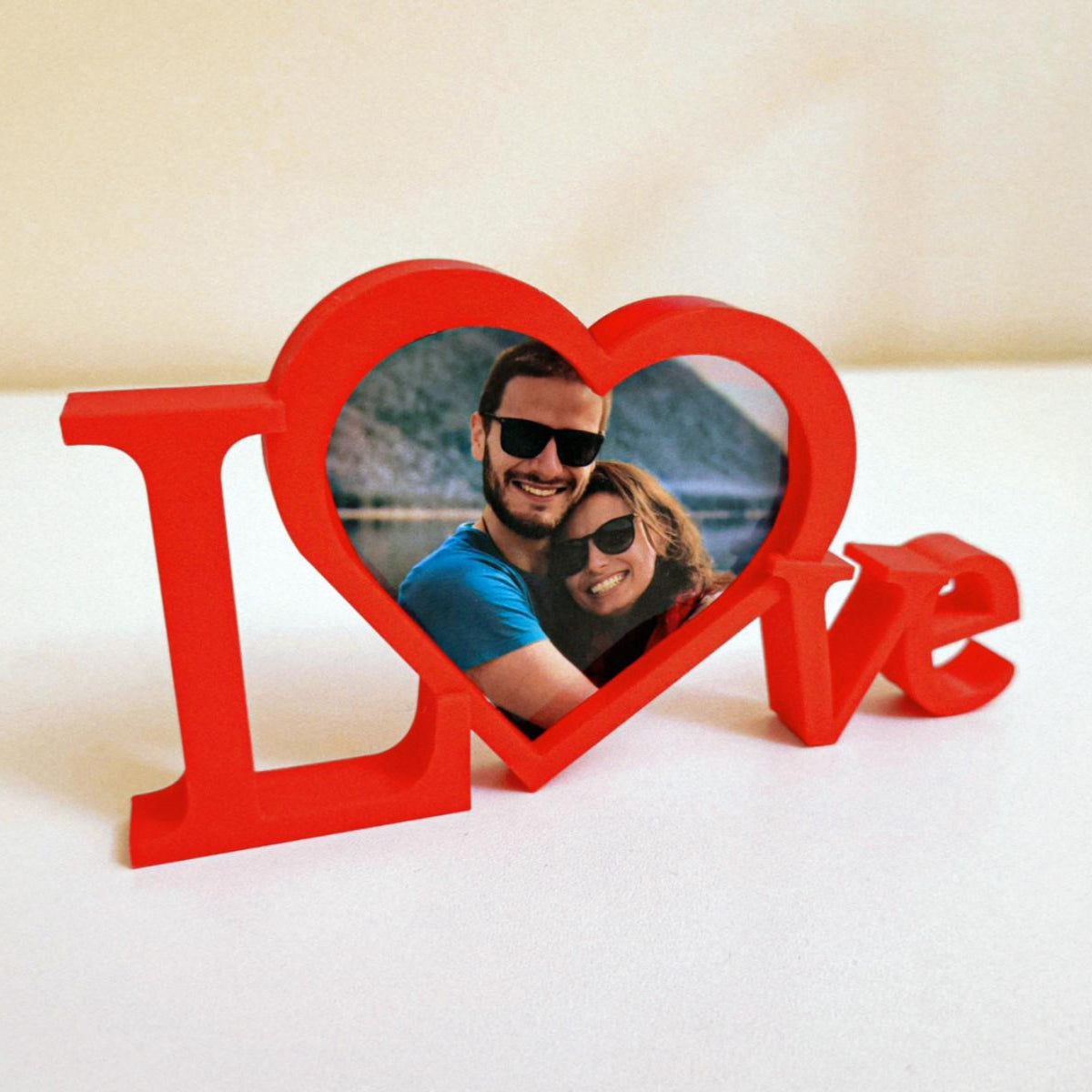 Ramă Foto 3D Love, Ziua Îndrăgostiților, Roșu