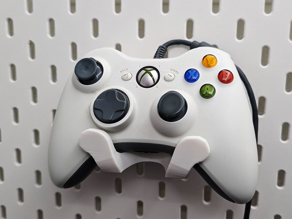 Suport pentru controller Xbox compatibil cu panou IKEA Skadis