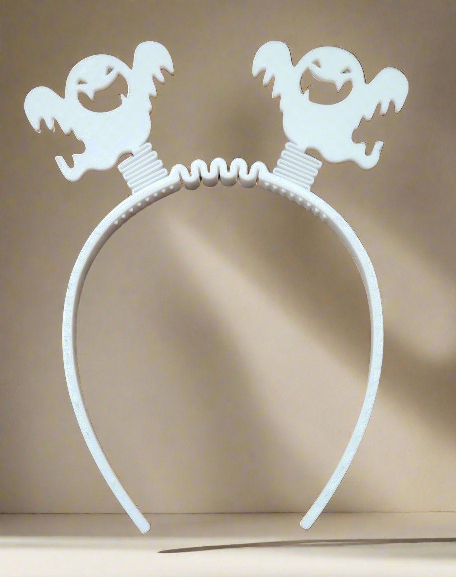 Bentiță Halloween pentru Păr - Model GHOST