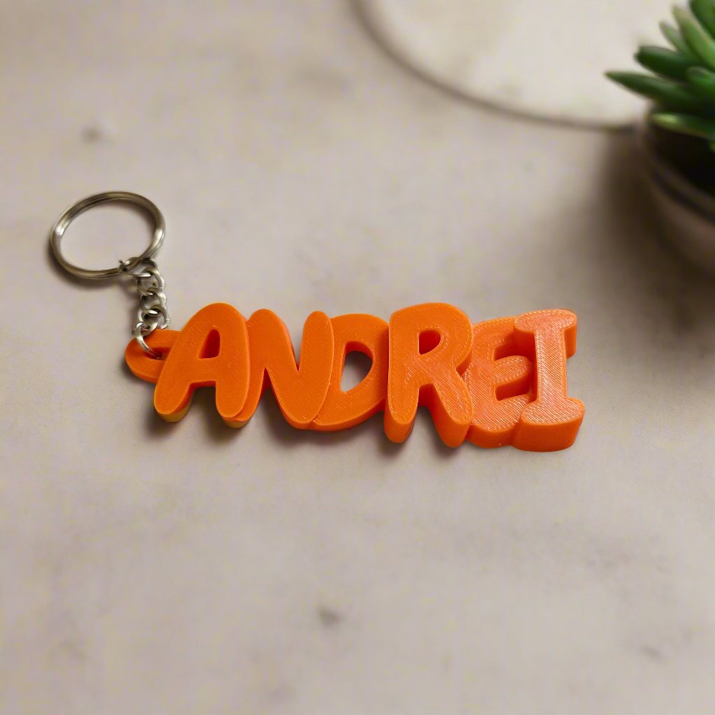 Breloc personalizat NameTag 3D