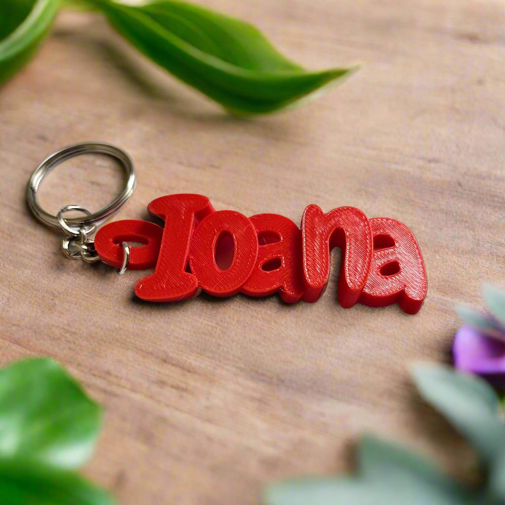 Breloc personalizat NameTag 3D