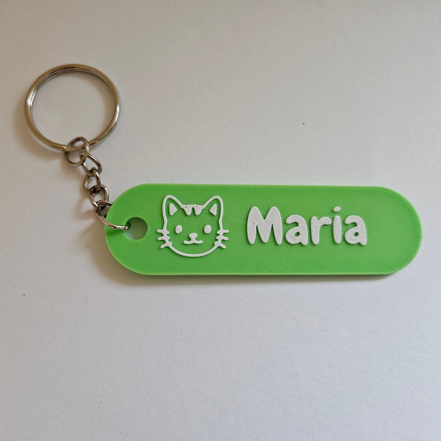 Breloc Personalizat cu Nume și Emoji Colorat 3D