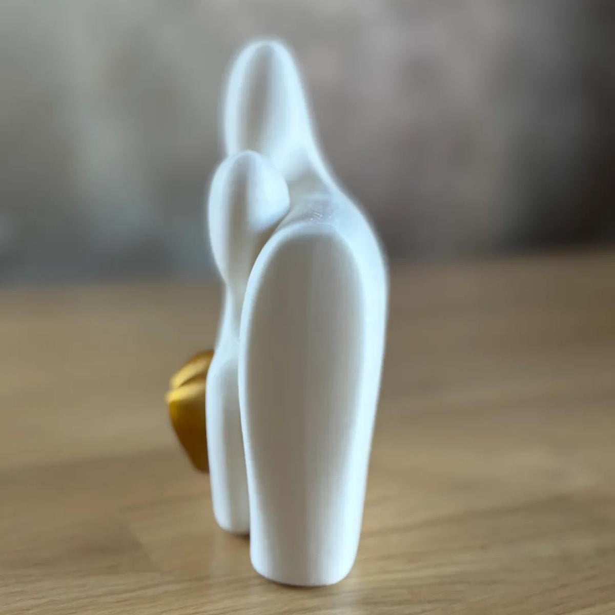 Statuie Cuplu Îndragostit, Model Inimă