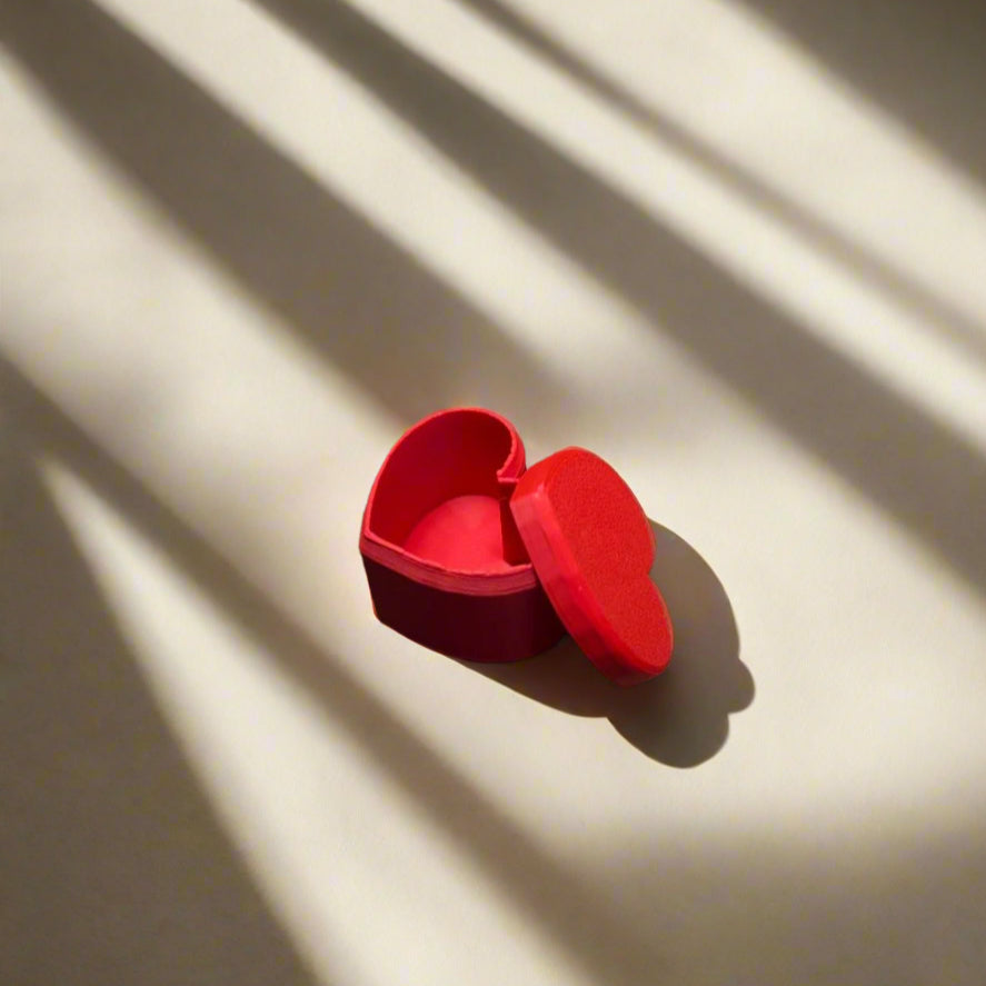 Cutie În Formă de Inimă pentru Valentine's Day, Roșu, 10x10x9 cm