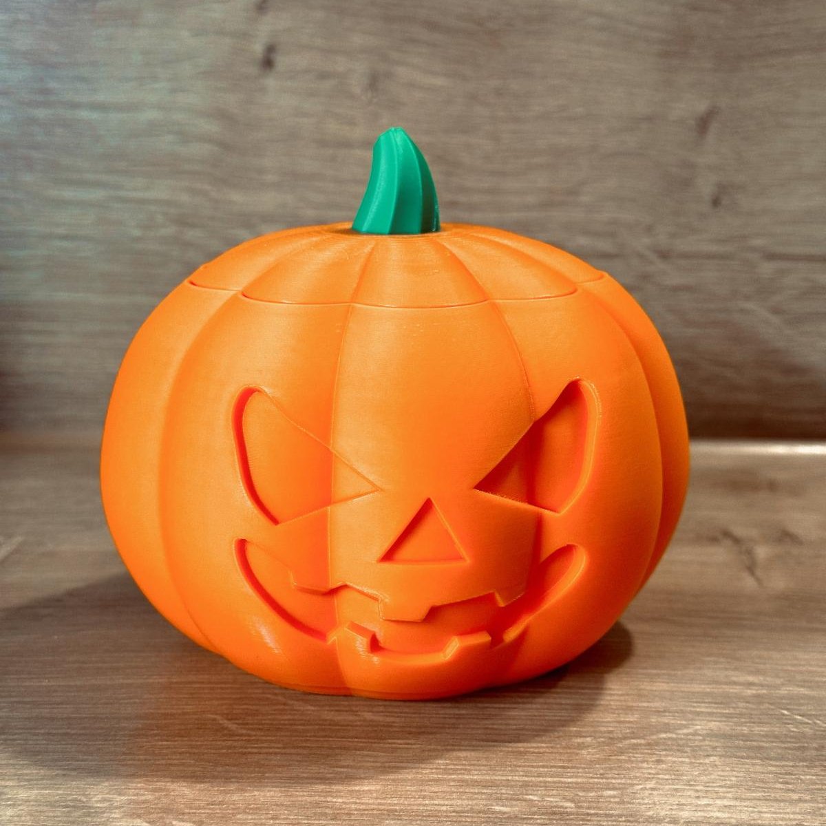 Coș pentru Dulciuri Halloween, Model Dovleac, Portocaliu