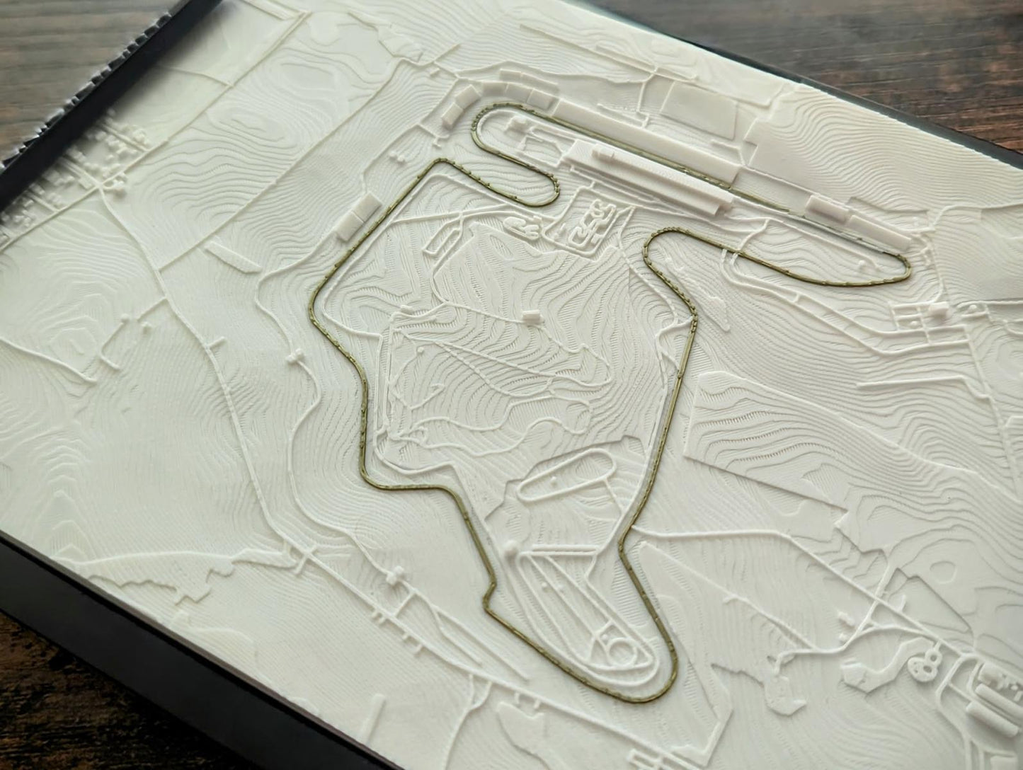 Miniatură Circuit F1 in relief, Hungaroring