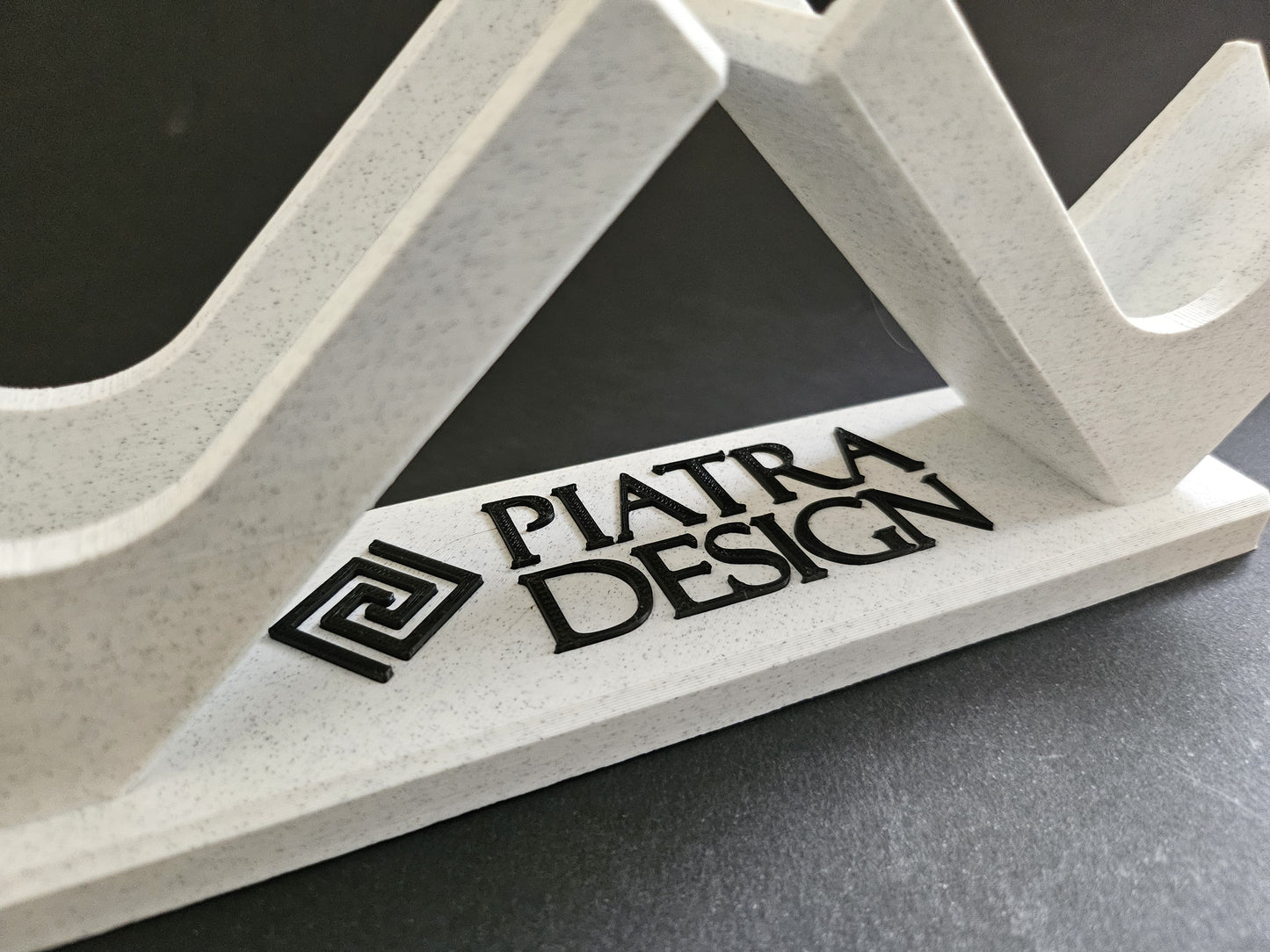 Suport dublu pentru cărți de vizită personalizat cu logo