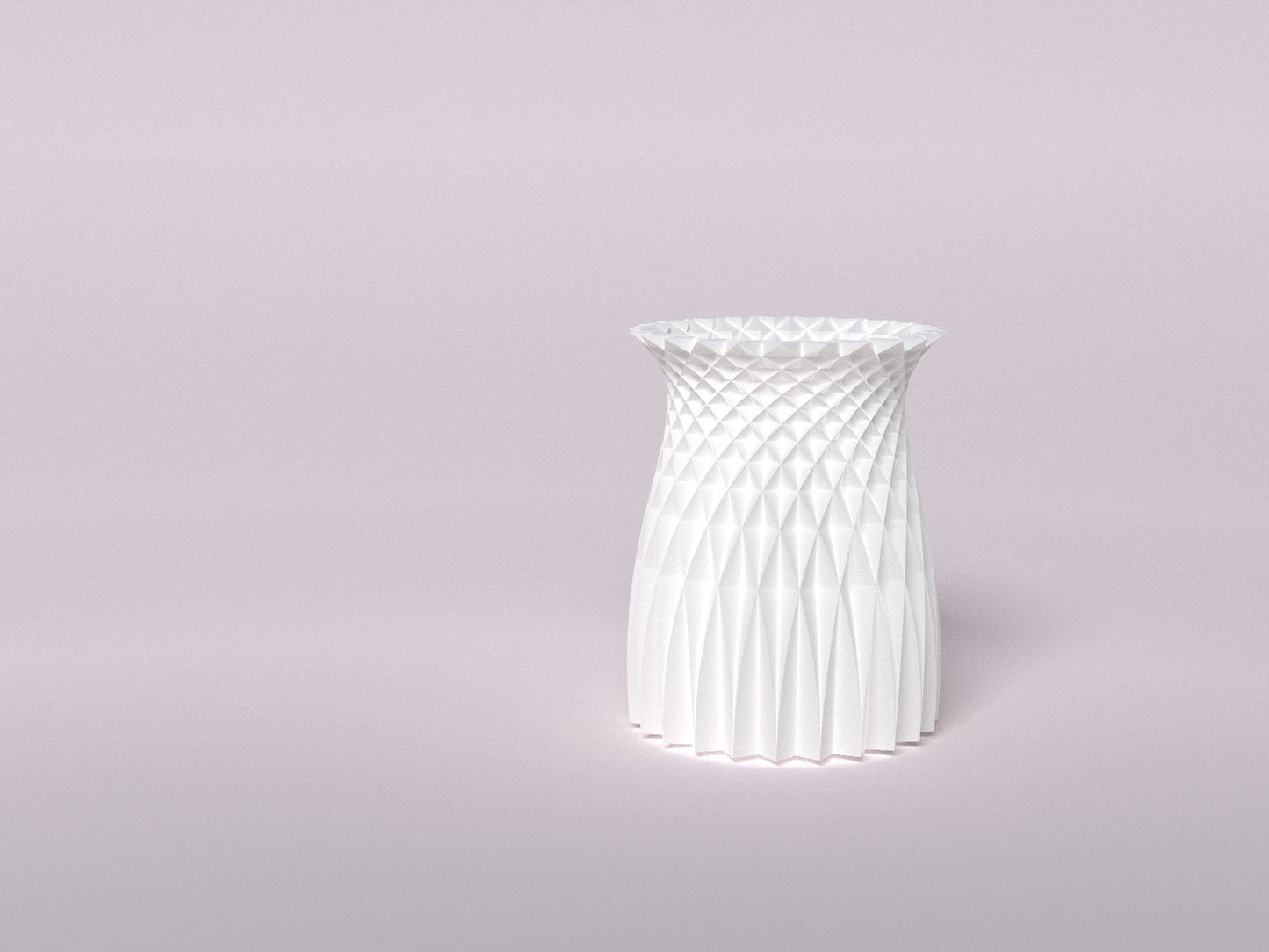 Suport pentru pixuri cu model geometric modern, imprimat 3D