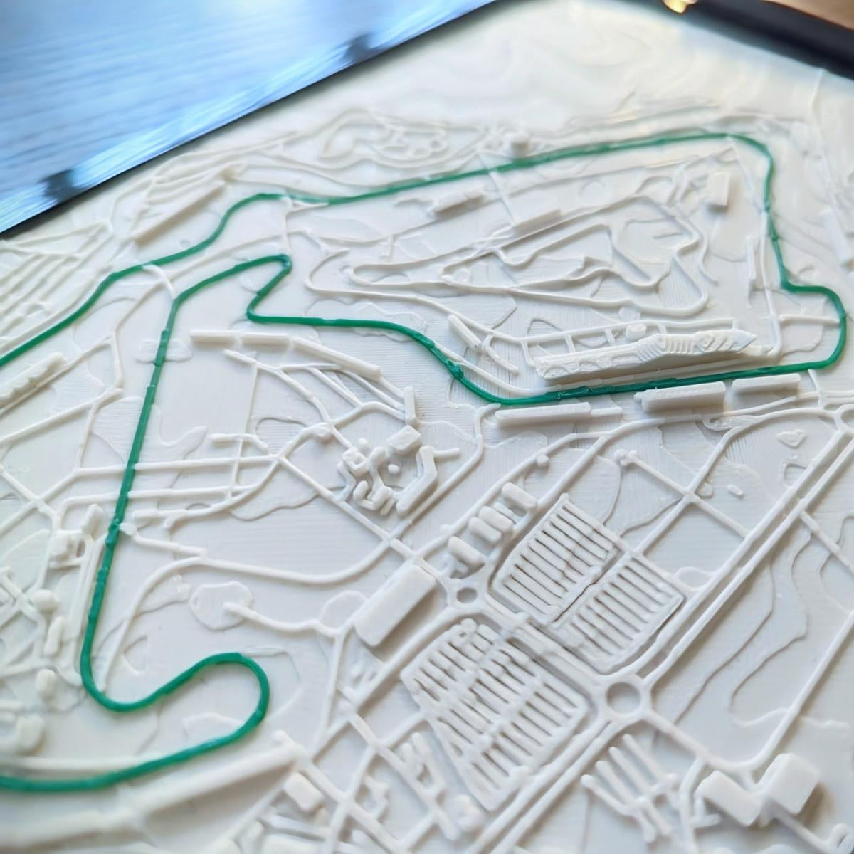 Miniatură Circuit F1 in relief, Silverstone Anglia (ediție F1)