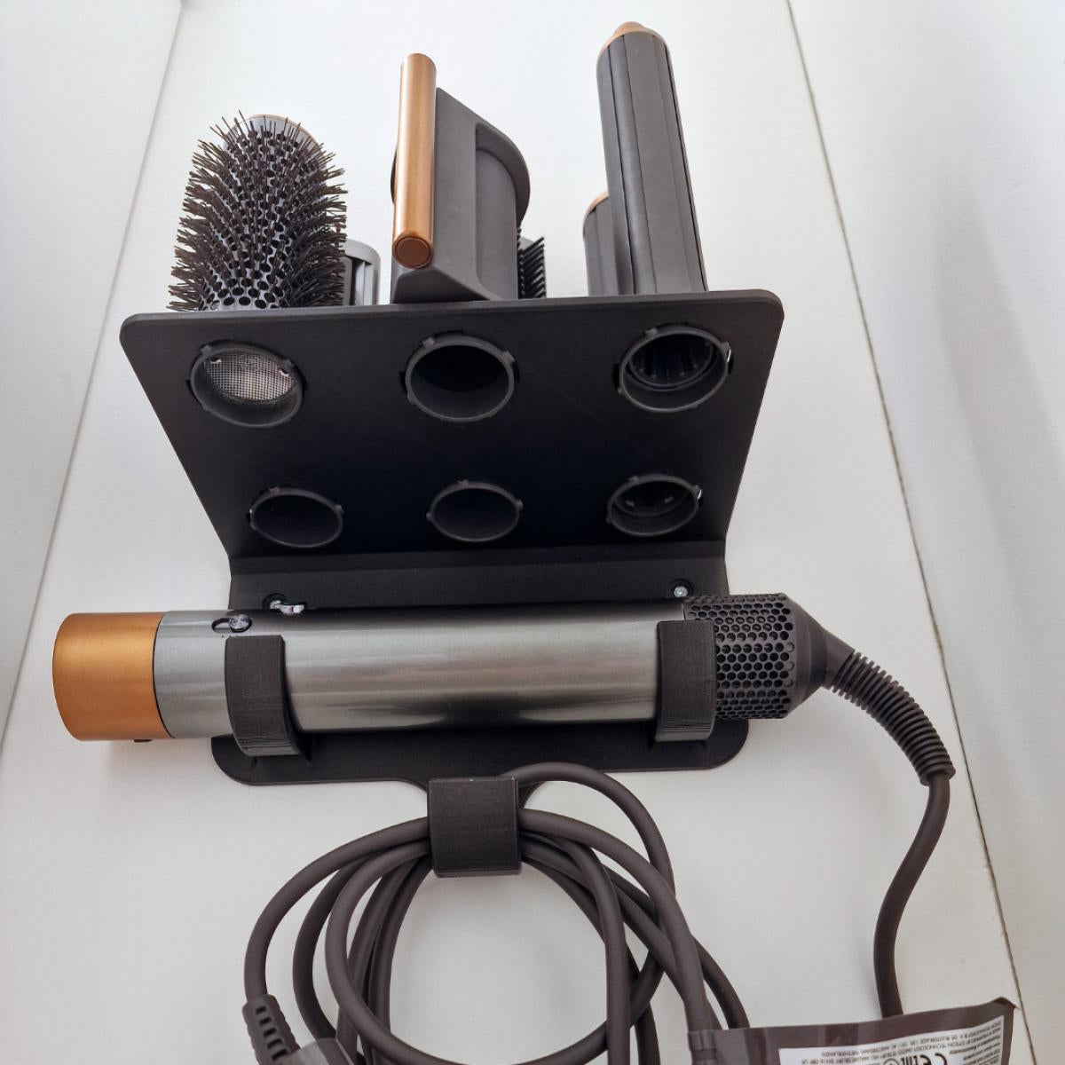 Suport de perete pentru Dyson Airwrap si 6 accesorii