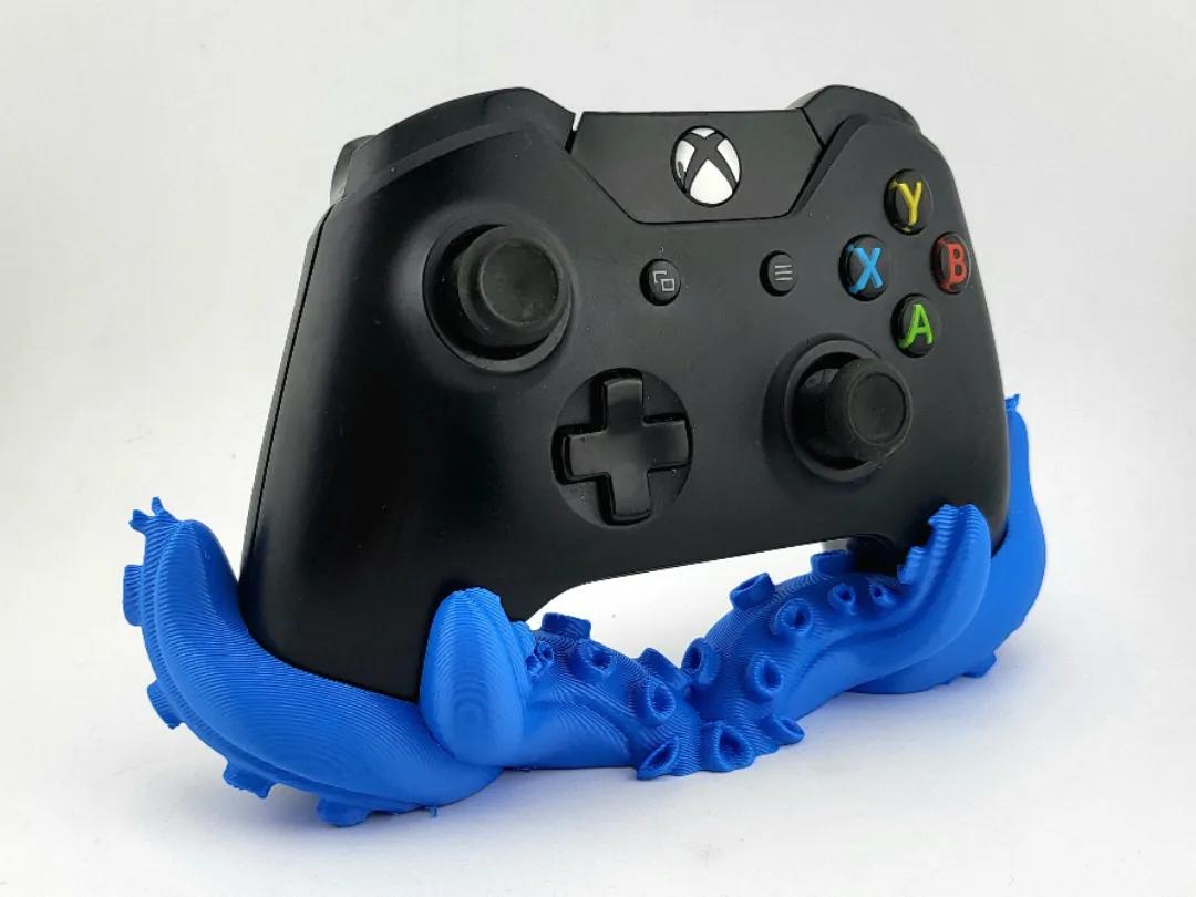 Suport Controller Xbox, Model Tentacul, Albastru
