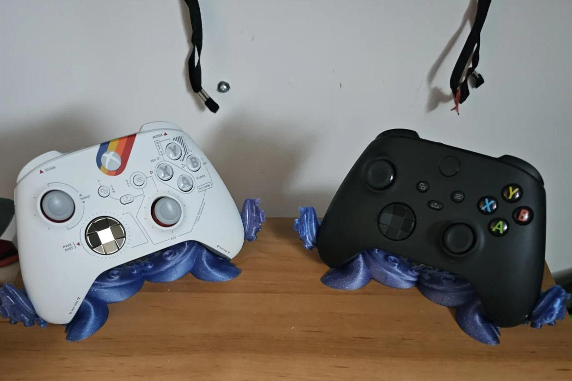 Suport Controller Xbox, Model Tentacul, Albastru