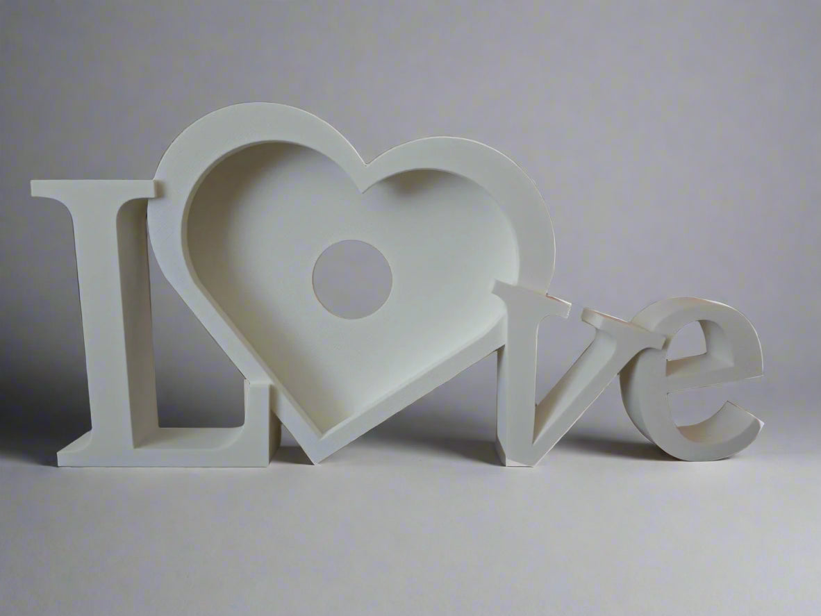 Ramă Foto 3D Love, Ziua Îndrăgostiților, Roșu