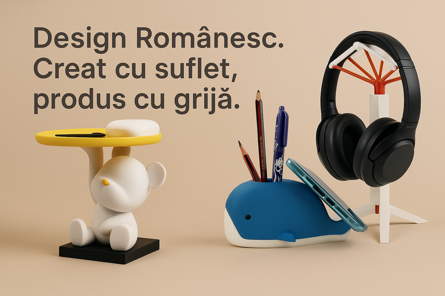 Design Românesc 🇷🇴 Creat cu suflet, produs cu grijă.
