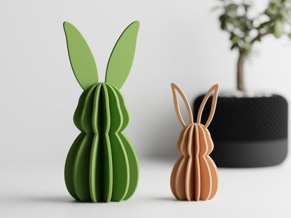 Decorațiune modernă iepuras lepora, set de 2