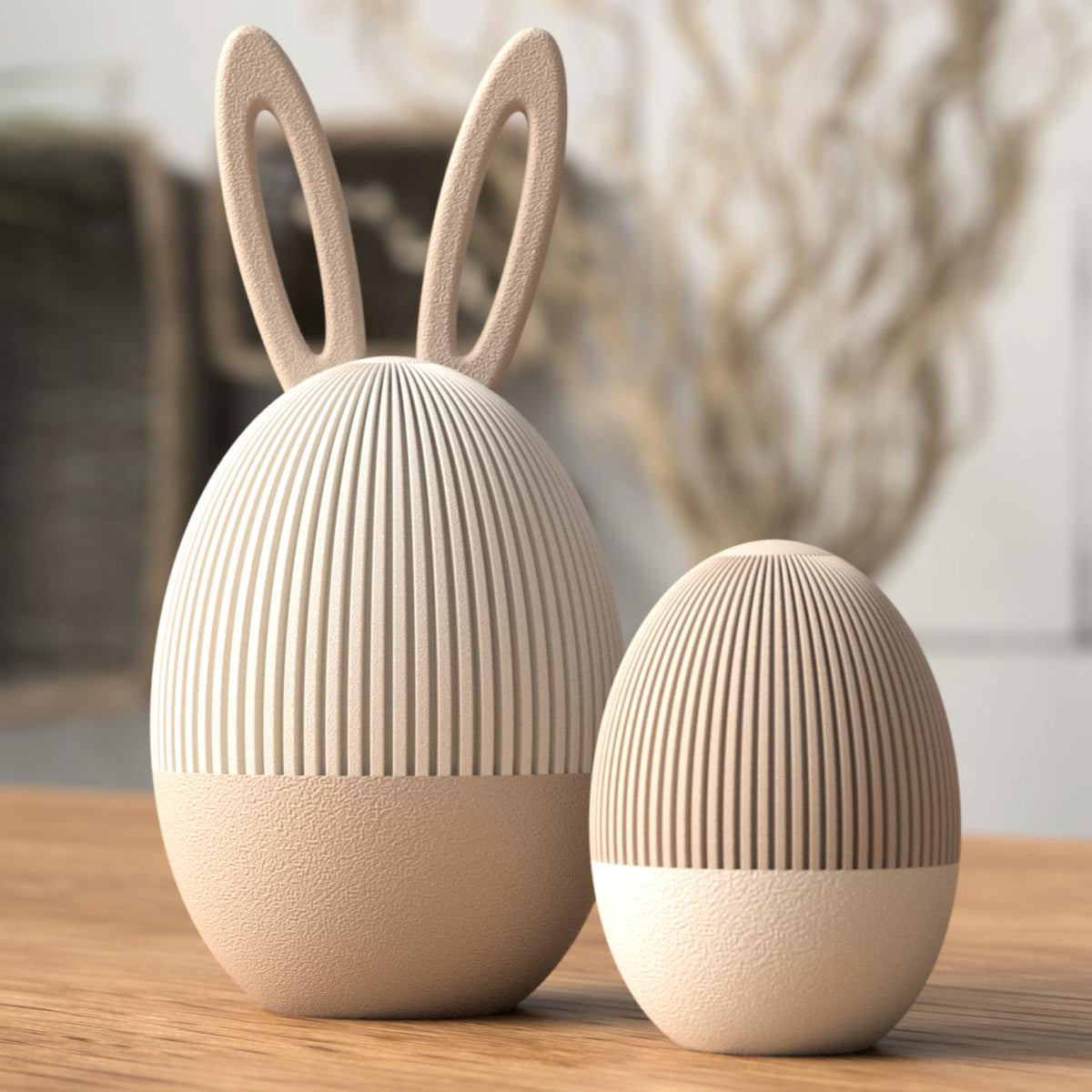 Ouă japandi decorative și containere versatile