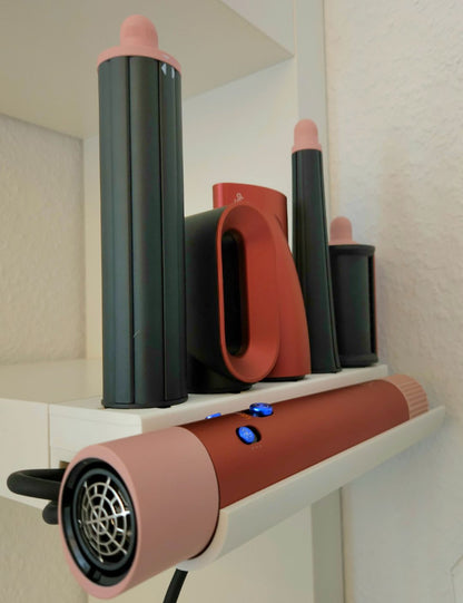 Organizator elegant pentru Dyson Airwrap, cu 4 sloturi pentru accesorii