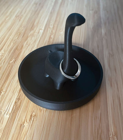 Suport inele ringosaurus cu tavă rotundă