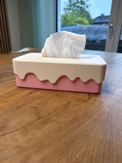 Suport pentru șervețele cu design de desert în două dimensiuni