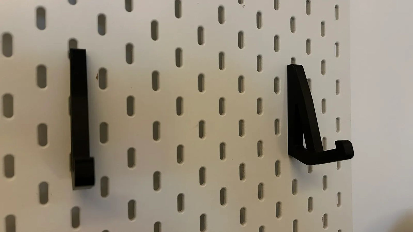 Suport organizator pentru tastatură, compatibil cu panouri Ikea Skadis