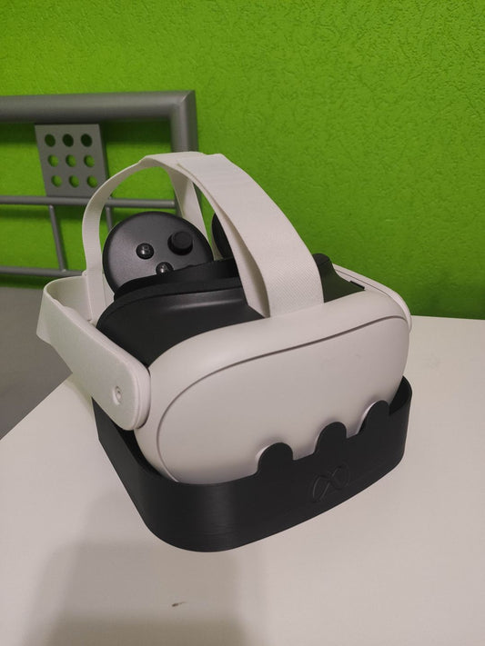 Suport curat cu ecranare pentru ochelari VR Meta Quest 3 și controloare