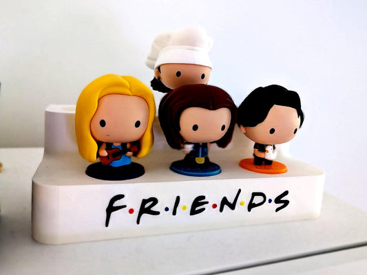 Suport stand decorativ pentru figurine Friends din happy meal