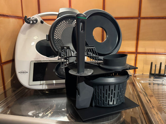Suport organizator accesorii pentru Thermomix Bimby – Soluția perfectă pentru o bucătărie ordonată