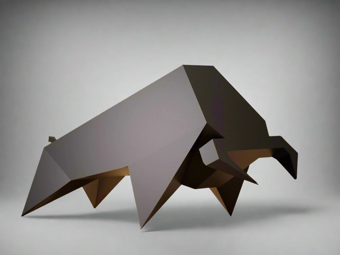 Ornament geometric taur, imprimat 3D