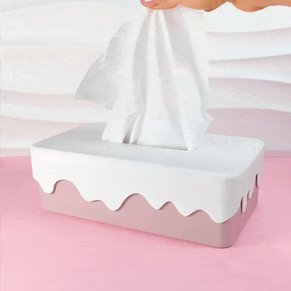 Suport pentru șervețele cu design de desert în două dimensiuni