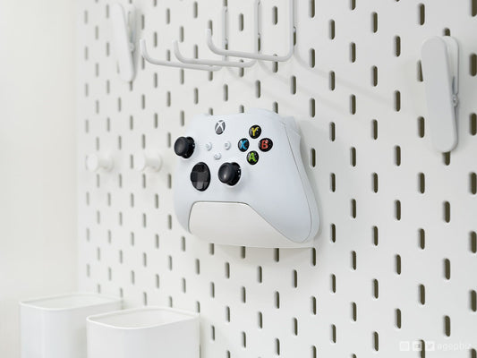 Suport minimalist pentru controller Xbox, compatibil cu panoul IKEA SKÅDIS