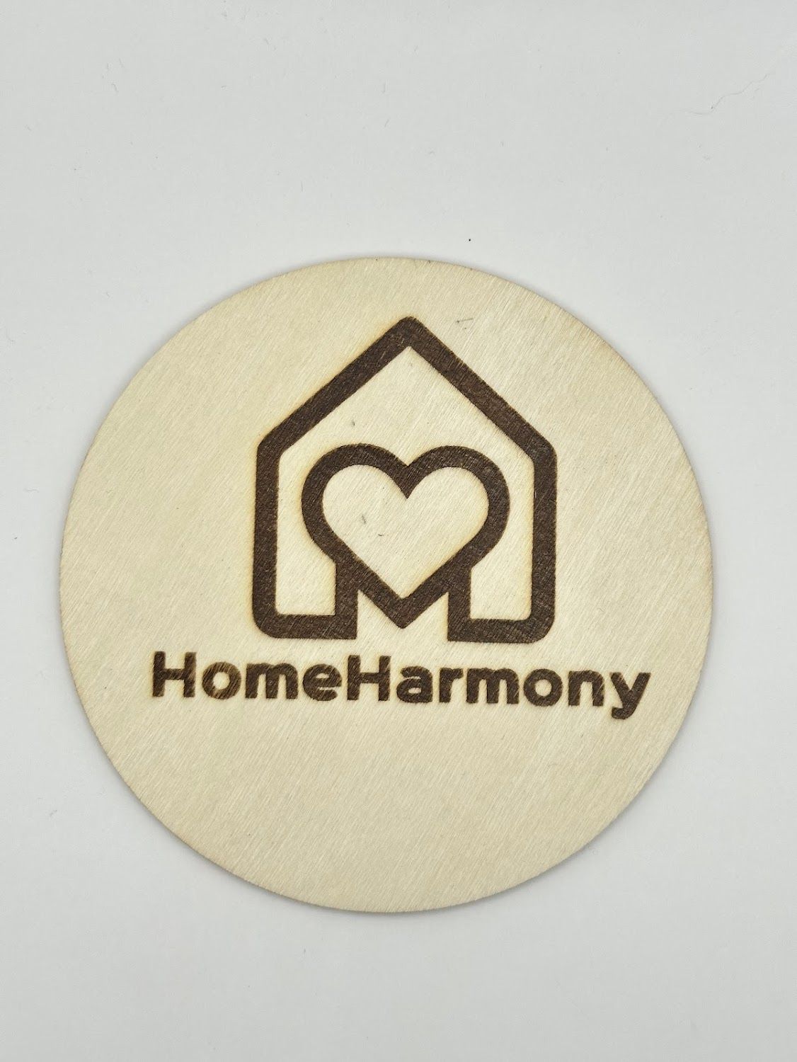 Suport personalizat pentru pahare din lemn de plop, 10x10cm