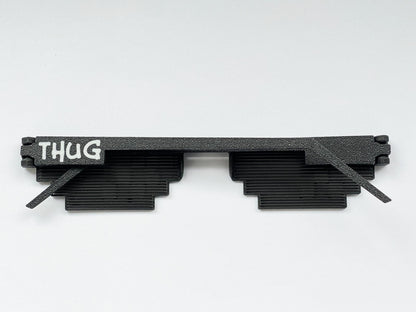Ochelari thug life pliabili - stil pixelat emblematic