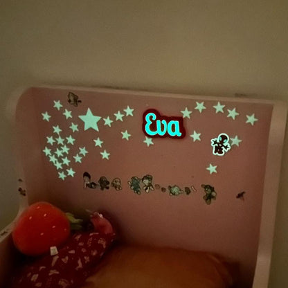 GlowName Magic: Placuta fosforescenta pentru camera copilului