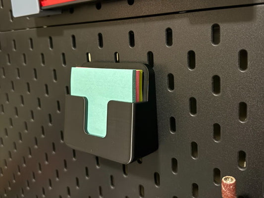 Suport post-it compact pentru panoul ikea skadis