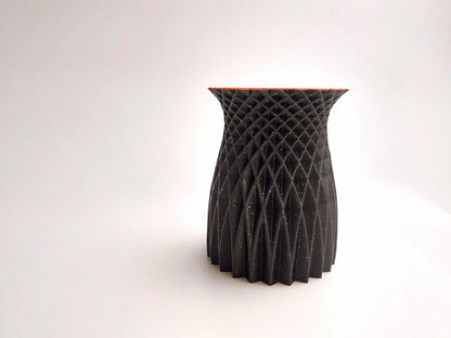 Suport pentru pixuri cu model geometric modern, imprimat 3D