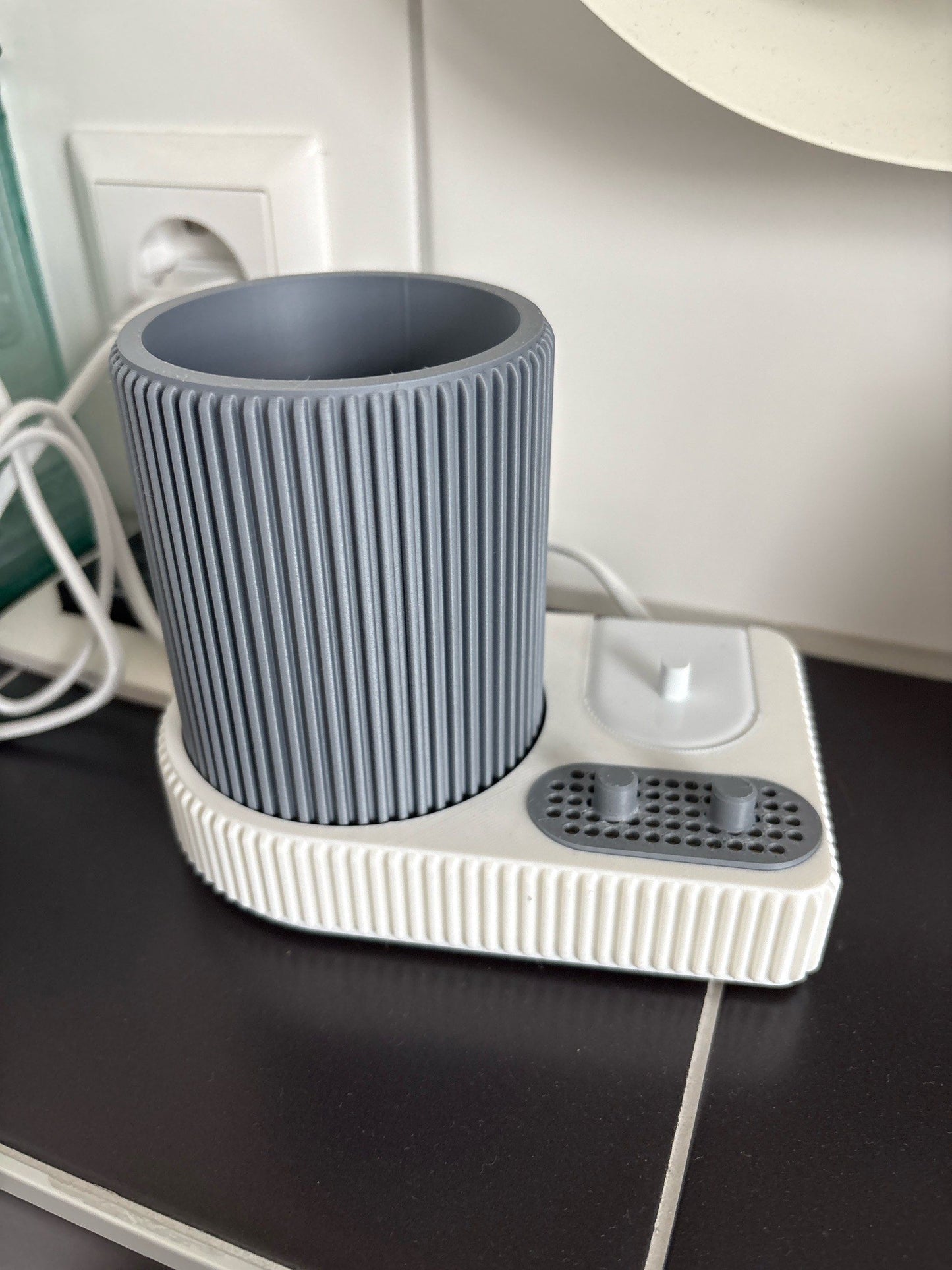 Suport pentru periuță electrică Philips Sonicare – organizator modern 3D cu suporturi detașabile