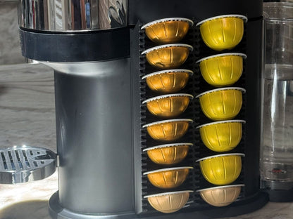 Suport vertical pentru capsule Nespresso Vertuo, 16 locuri