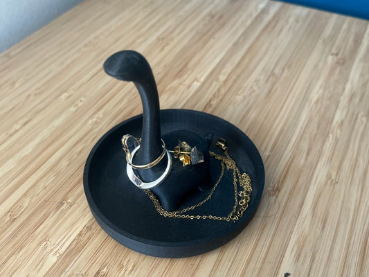 Suport inele ringosaurus cu tavă rotundă