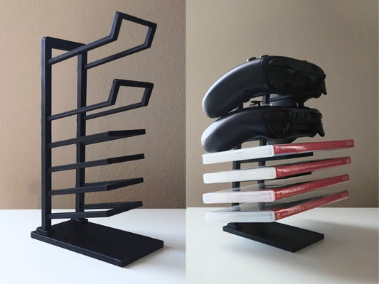 Suport vertical pentru gamepaduri și carcase de jocuri gamestation rack