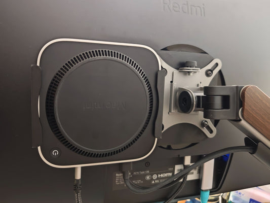 Suport Mac mini M4 pentru monitor, cu montare VESA 75x75 mm