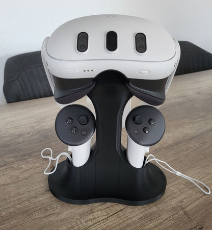 Suport organizator pentru ochelari VR Meta Quest 3/3s și Quest 2 cu spațiu pentru controlere