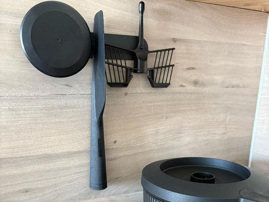 Suport organizator pentru accesorii Thermomix TM7 – spatulă, capac și paletă