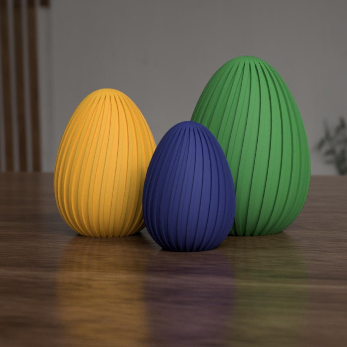 Ouă de Paște Twisty Colorat - Imprimare 3D